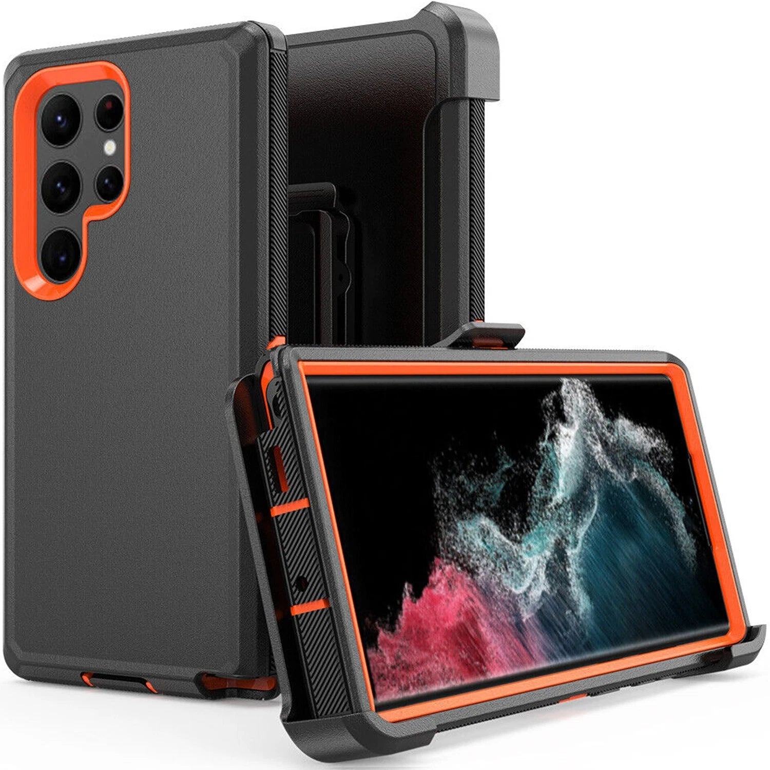 For Samsung Galaxy S24 Ultra Case S24/S24 Fe Cover Fit Otterbox Defender+ Screen