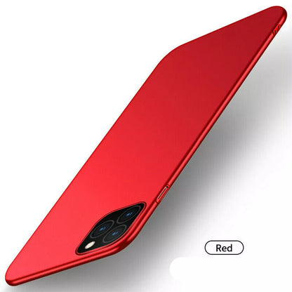 For iPhone 16 15 14 17 Pro Max 13 12 Slim Matte Hard Ultra-thin Phone Case Cover