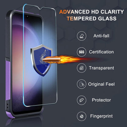 For Samsung Galaxy A16 5G A15 A14 A54 Case Phone Cover Shockproof +Screen Glass