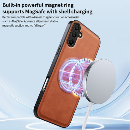 For Samsung Galaxy S26 S25 Ultra S24 S23 S22 Mag Safe Magnetic Slim Leather Case