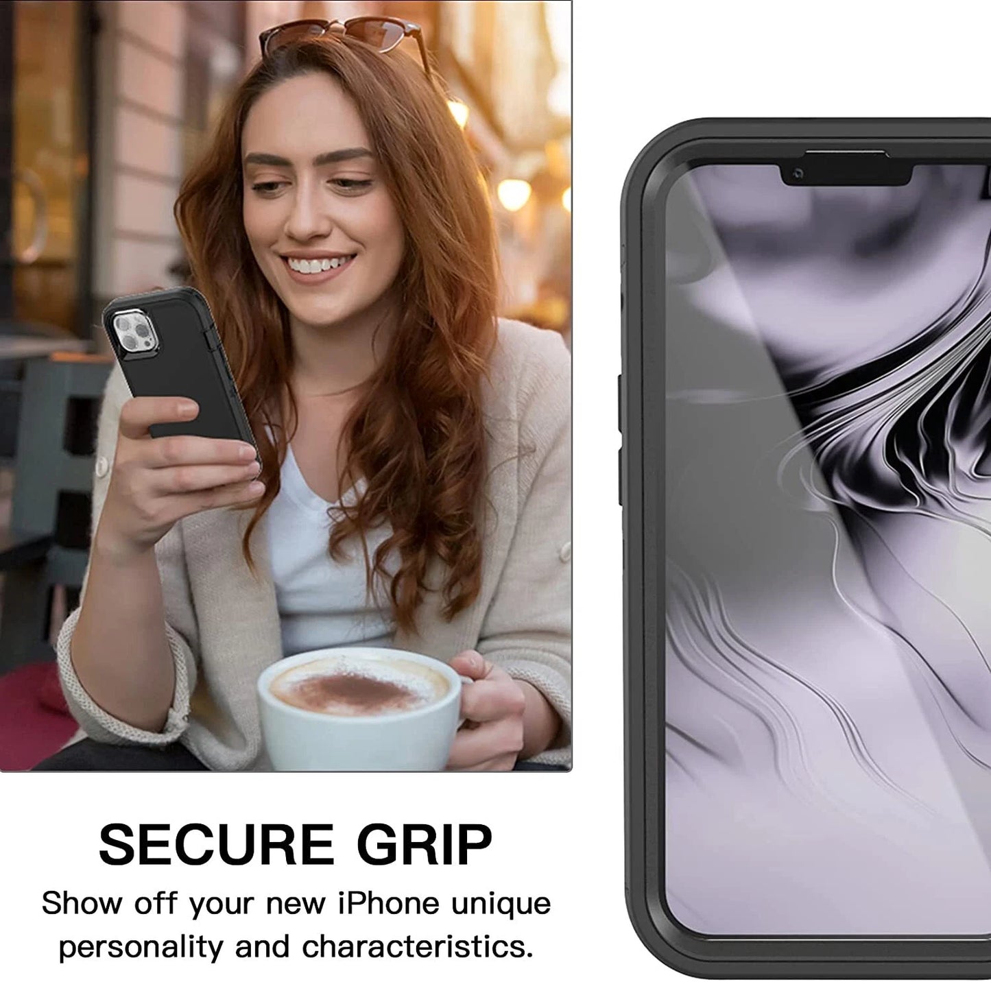 For iPhone 17 Air 16 15 14 Plus 13 12 11 Pro Max Shockproof Heavy Duty Case Clip