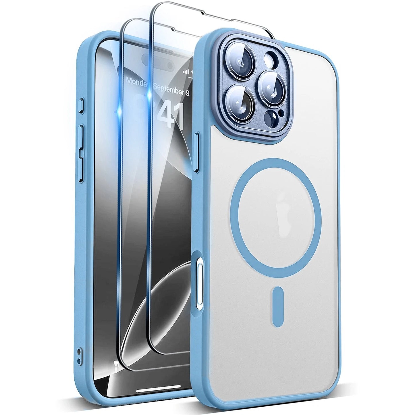 Shockproof Case For iPhone 16 15 14 Pro Max 13 12 11 Lens Cover+2 Tempered Glass