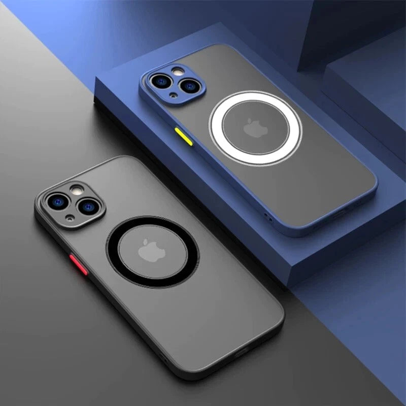 For iPhone 17 16 15 14 13 12 11 Pro Max Case Mag Safe Magnetic Camera Lens Cover