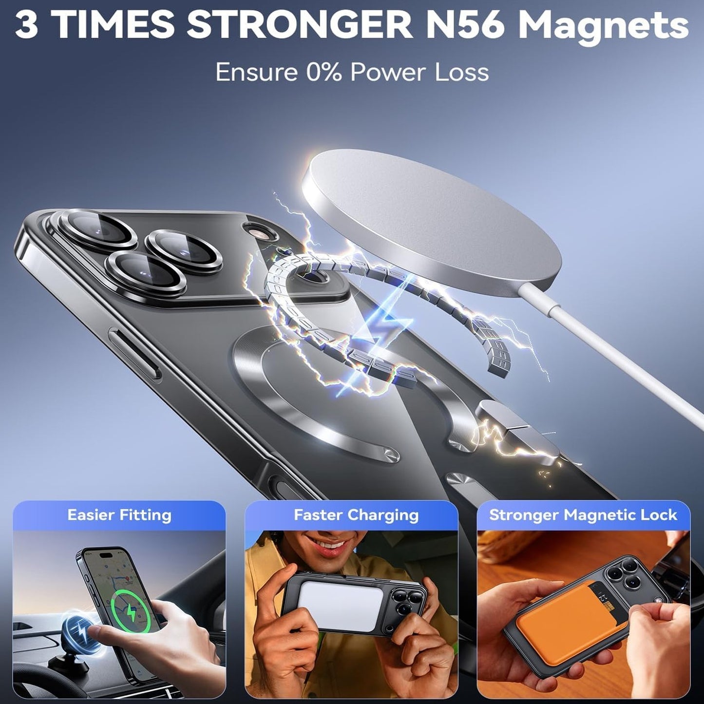 For For iPhone 17 Pro Max 17 Air 16 Case Shockproof Phone Cover + Tempered Glass