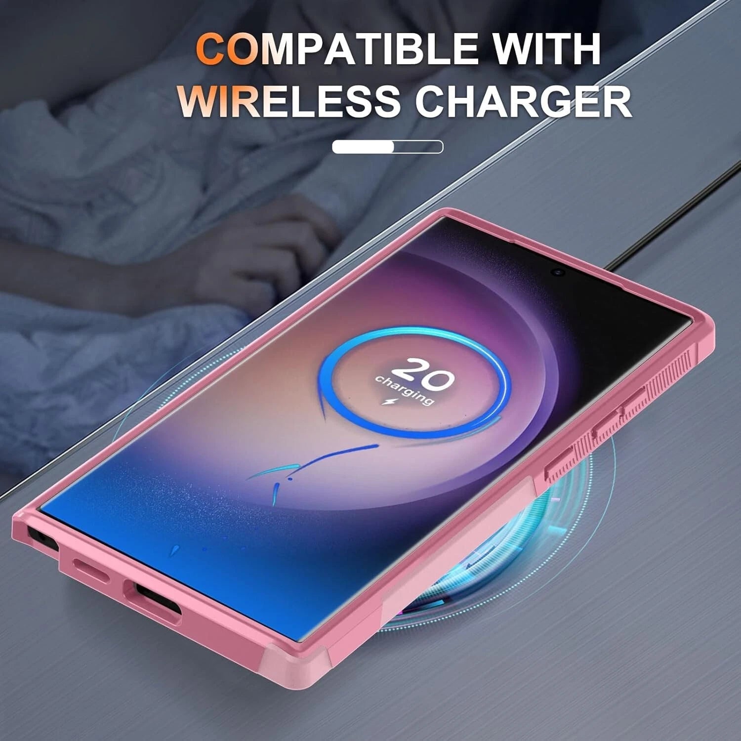 For Samsung Galaxy S25 Ultra S24 S23 FE Case Shockproof Phone Cover+Glass Screen