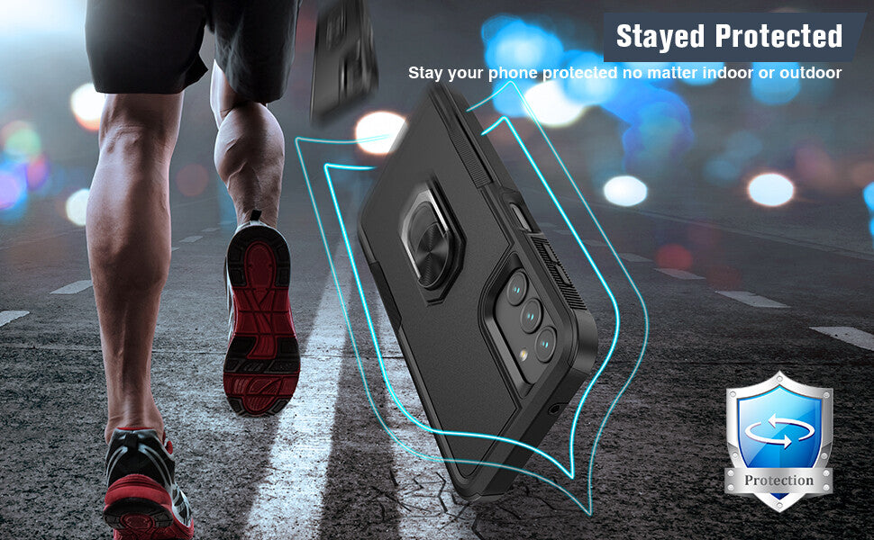 For Samsung Galaxy A16 5G A15 A14 A54 A35 A03S Case Phone Cover Shockproof+Glass