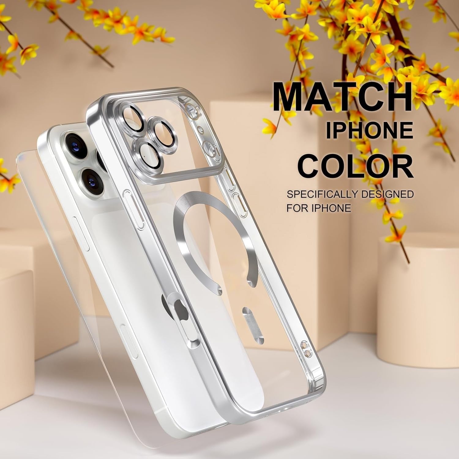 For For iPhone 17 Pro Max 17 Air 16 Case Shockproof Phone Cover + Tempered Glass