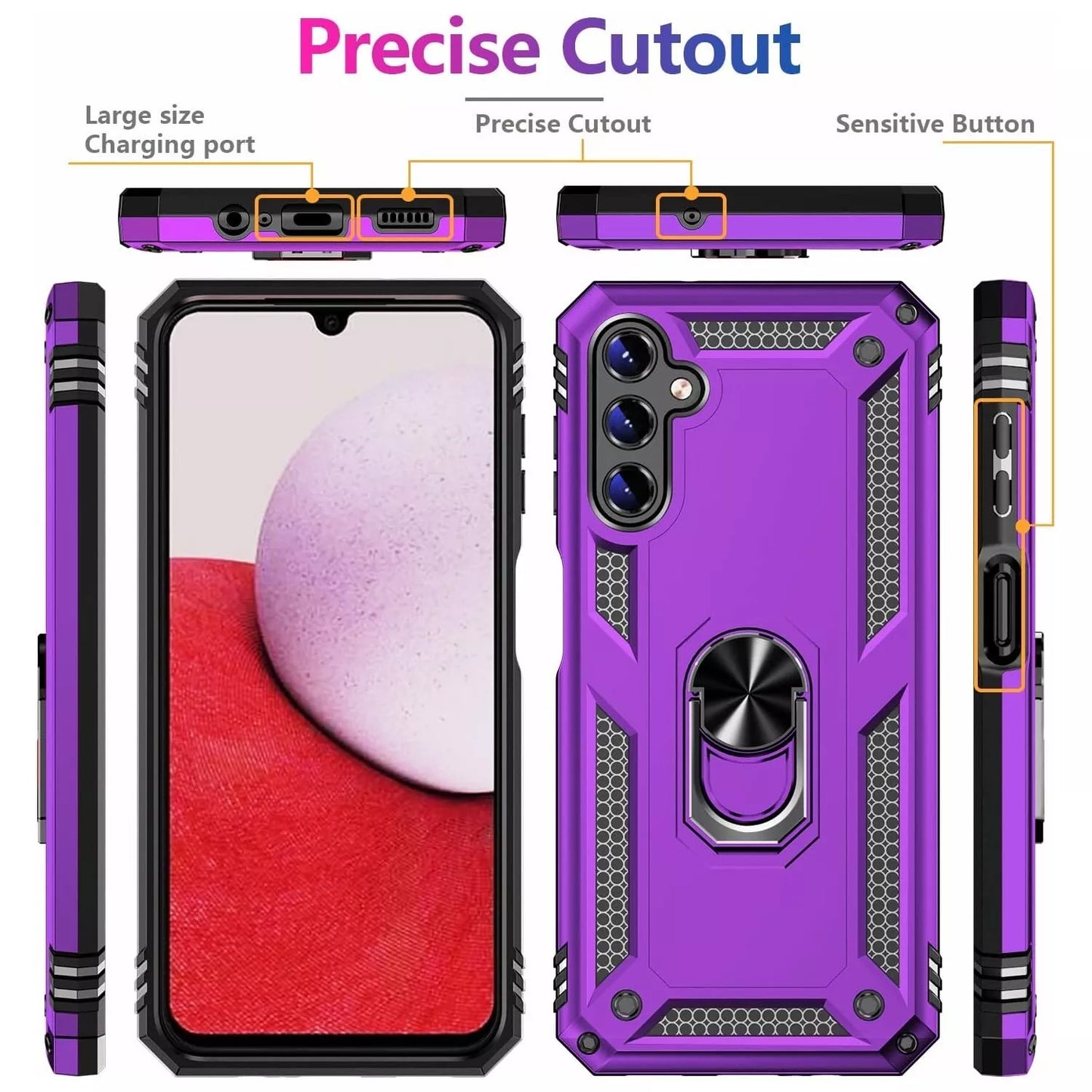 For Samsung Galaxy A16 A17 5G A15 A14 A54 A03s A13 A32 Case Phone Cover + Screen