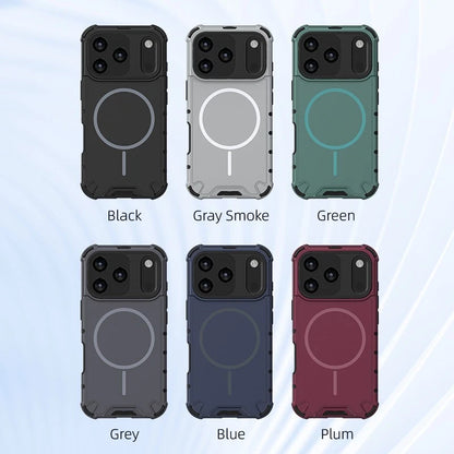 For iPhone 17 Pro Max 16 15 14 13 12 Shockproof Armor Magnetic Attraction Cover