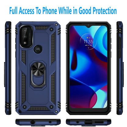 For Motorola Moto G Play 2024 Case /2023 Phone Cover Shockproof + Tempered Glass