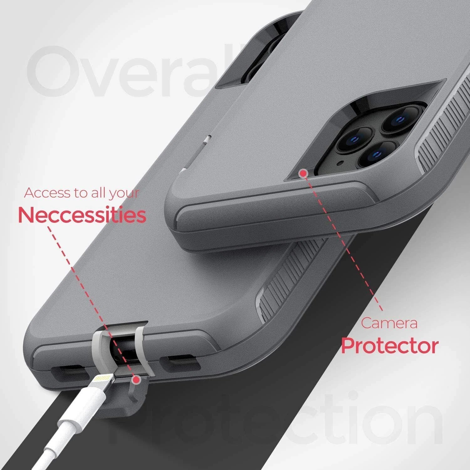 For iPhone 17 Air 16 15 Pro Max 14 13 12 11 Phone Case Heavy Duty Shockproof