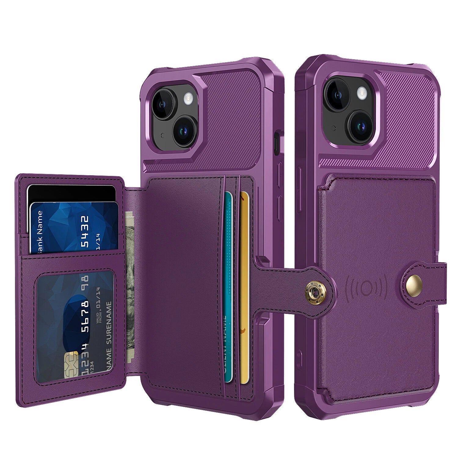 Leather Card Wallet Case Cover For iPhone 17 Pro Max Air 16 15 14 13 12 11 XR