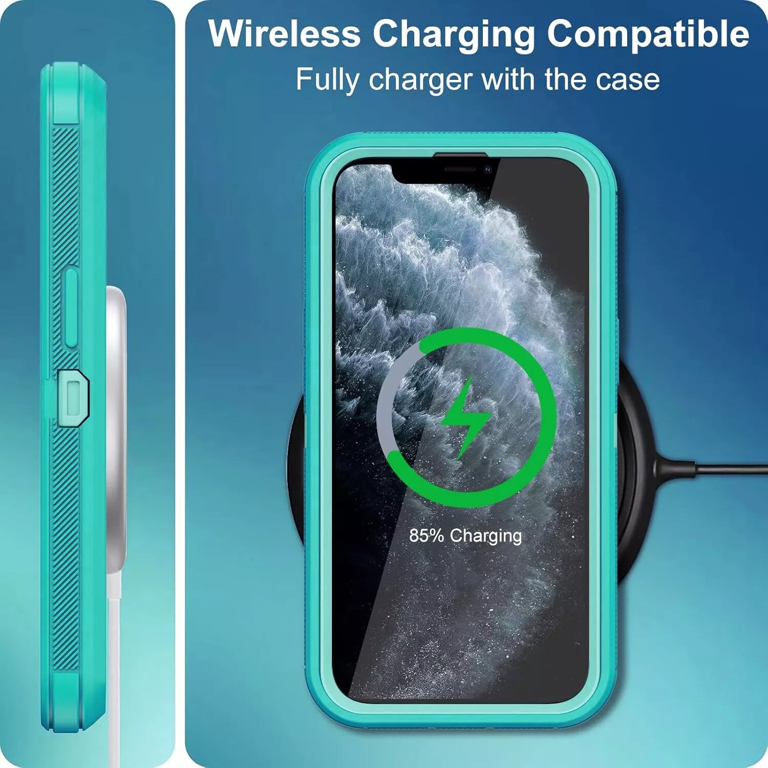 For iPhone 16 Pro Max/16 Pro 15 14 13 11 Case Phone Shockproof Cover+Screen Glas