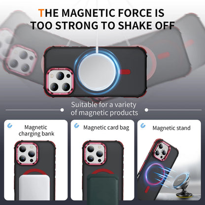 Shockproof Camera Stand Mag Safe Case For iPhone 17 16 15 14 Plus 13 12 Pro Max