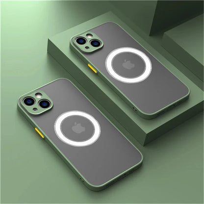 For iPhone 17 16 15 14 13 12 11 Pro Max Case Mag Safe Magnetic Camera Lens Cover