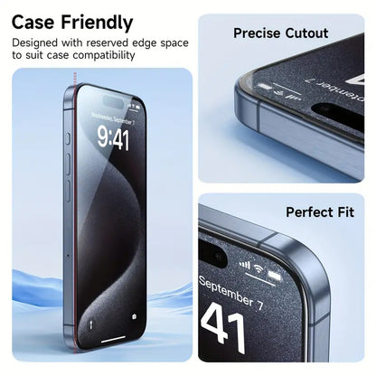For iPhone 17 Pro Max 16 15 14 13 11 Case Air Phone Protect Cover + Glass Screen