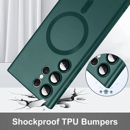 For Samsung Galaxy S25 Ultra S24 S23 FE S22 S21 Mag Safe Magnetic Case TPU Cover