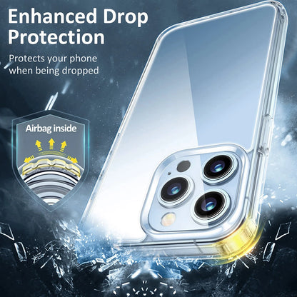 For iPhone 17 Pro Max Case 17 Pro 16 15 14 13 12 11 Phone Cover + Tempered Glass