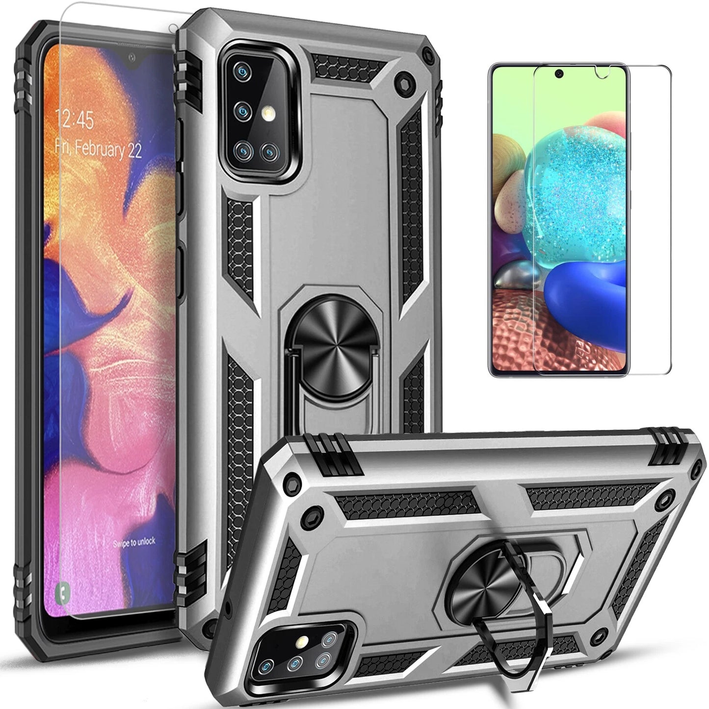 For Samsung Galaxy S20 FE 5G Case /Ultra/Plus Phone Cover +Tempered Glass Screen
