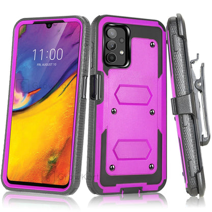 Armor Tank Rugged Phone Case - Military Grade 15ft Drop Protection with Built-in Screen Protector