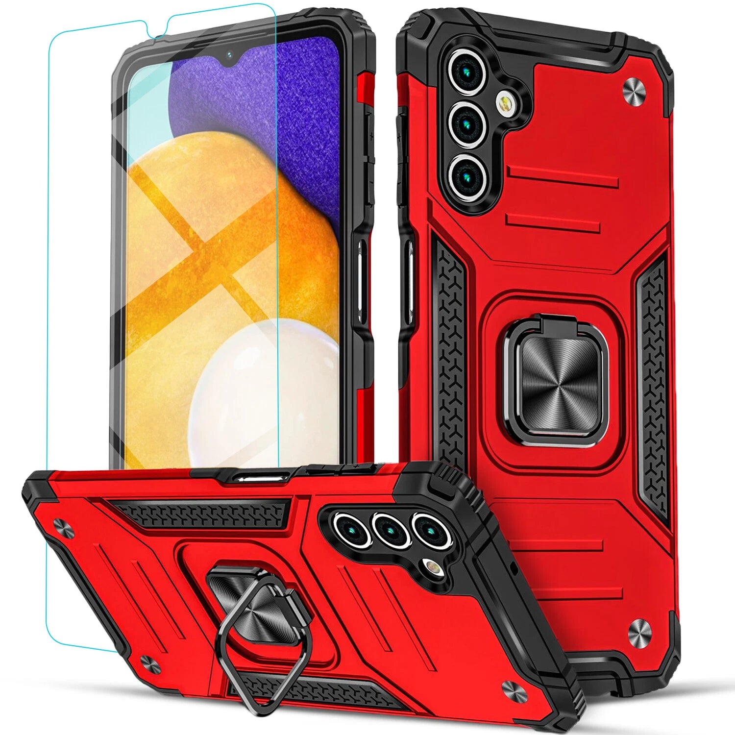 For Samsung Galaxy A15 5G Case /A14 5G/A54/A03S/A13 Phone Cover +Glass Protector