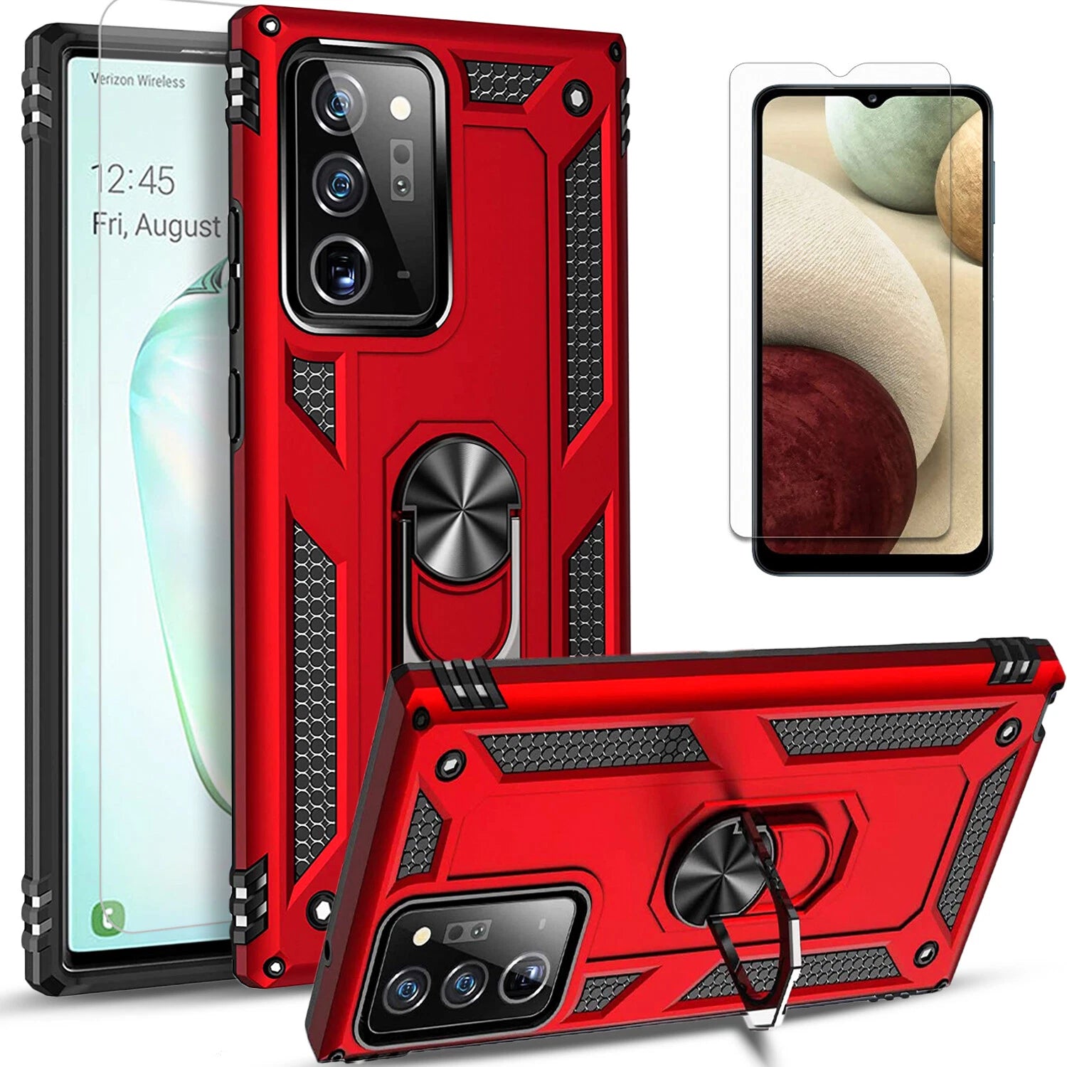 For Samsung Galaxy Note 20 Ultra Case /Note 10 Plus Phone Cover + Tempered Glass