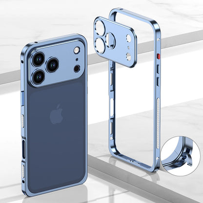 For iPhone 17 Pro Max/17 Pro/17/Air Metal Bumper Case +Camera Lens Protection