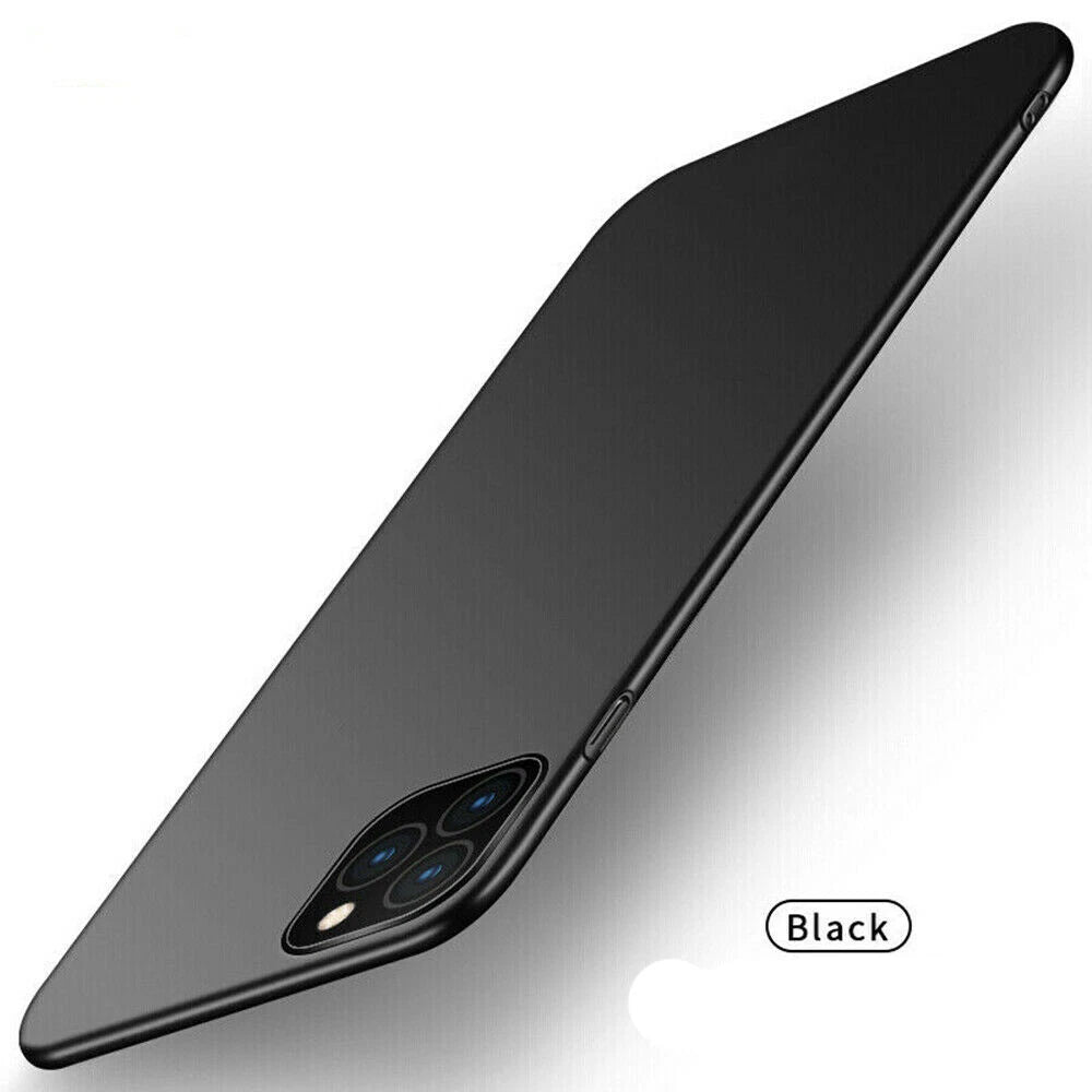 For iPhone 16 15 14 17 Pro Max 13 12 Slim Matte Hard Ultra-thin Phone Case Cover
