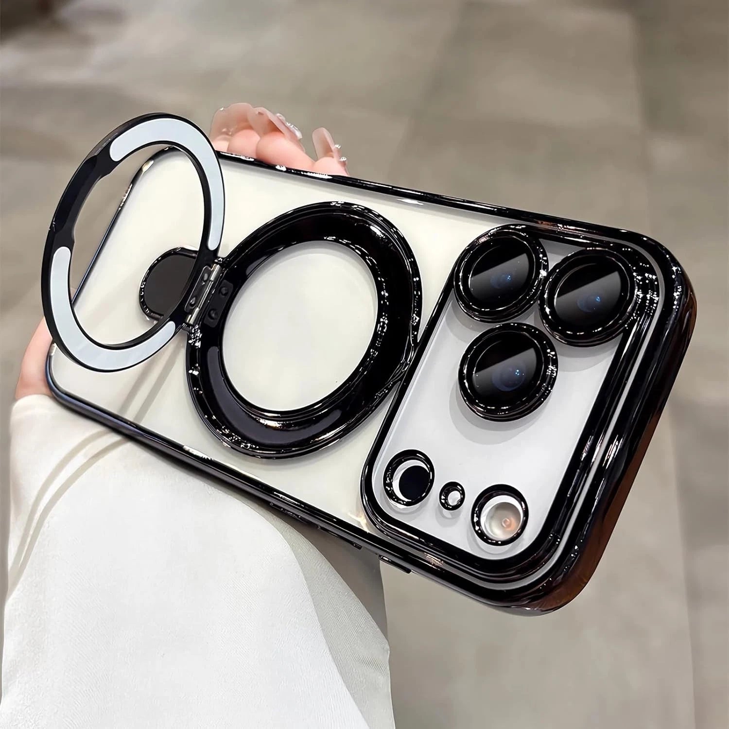 Shockproof Mag Safe Case For iPhone 17 Pro Max Air Kickstand Camera Lens Cover
