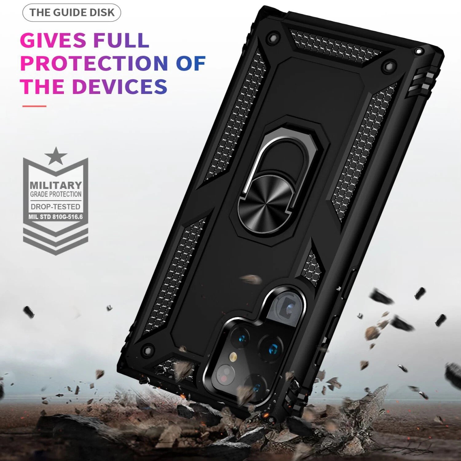 For Samsung Galaxy S25 Ultra S24 S23 S22 S21 FE Case Phone Cover + Screen Glass