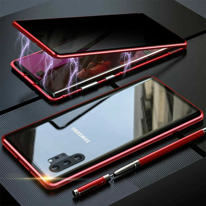 For Samsung Galaxy S25 Ultra S24+ S23 S22 S21 360�� Anti-Spy Magnetic Glass 