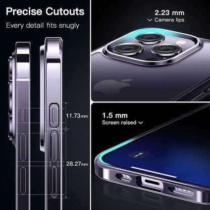 For iPhone 17 Pro Max Case 17 Pro 16 15 14 13 12 11 Phone Cover + Tempered Glass