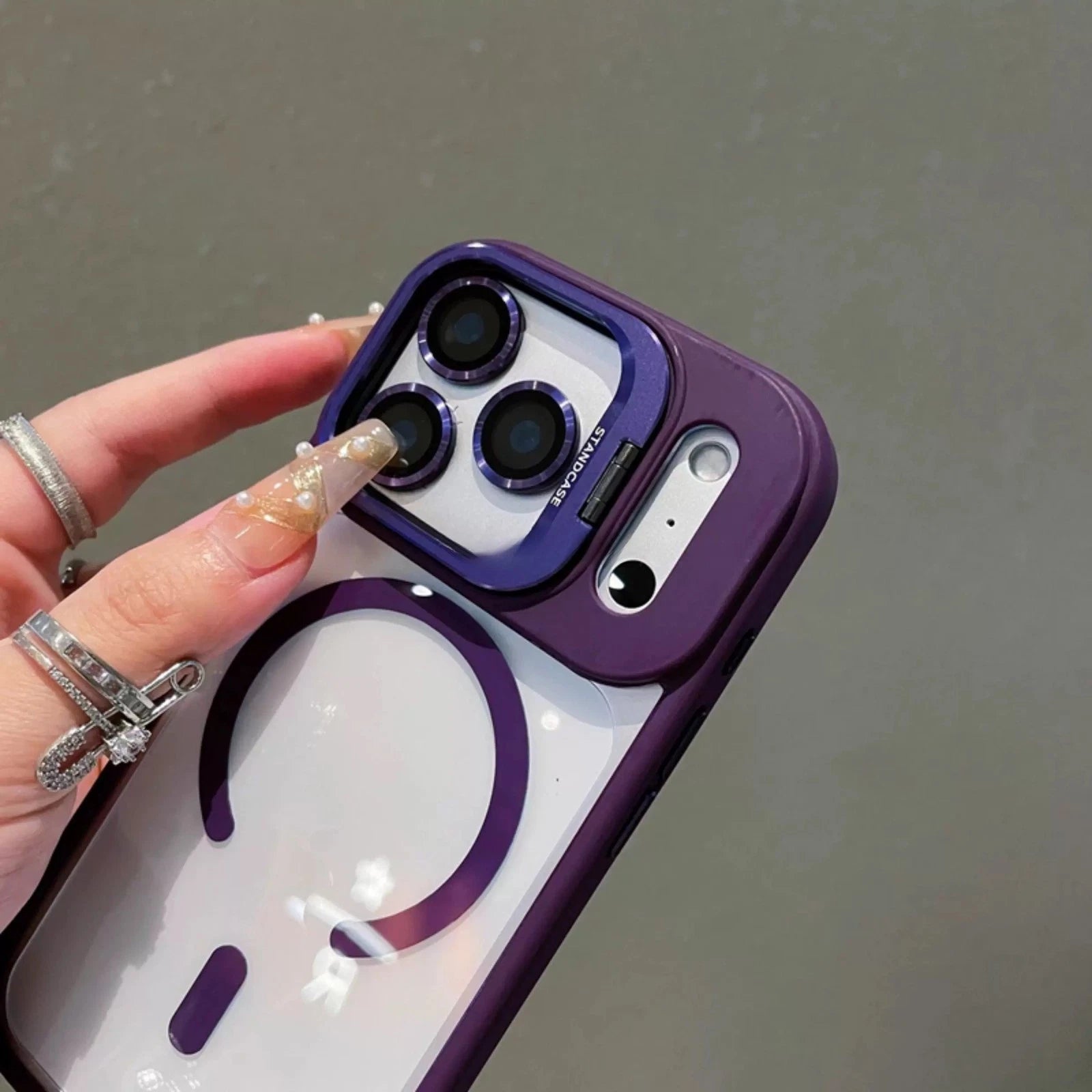 For iPhone 17 16 15 14 13 12 Pro Max Shockproof Mag Case + Lens Screen Protector