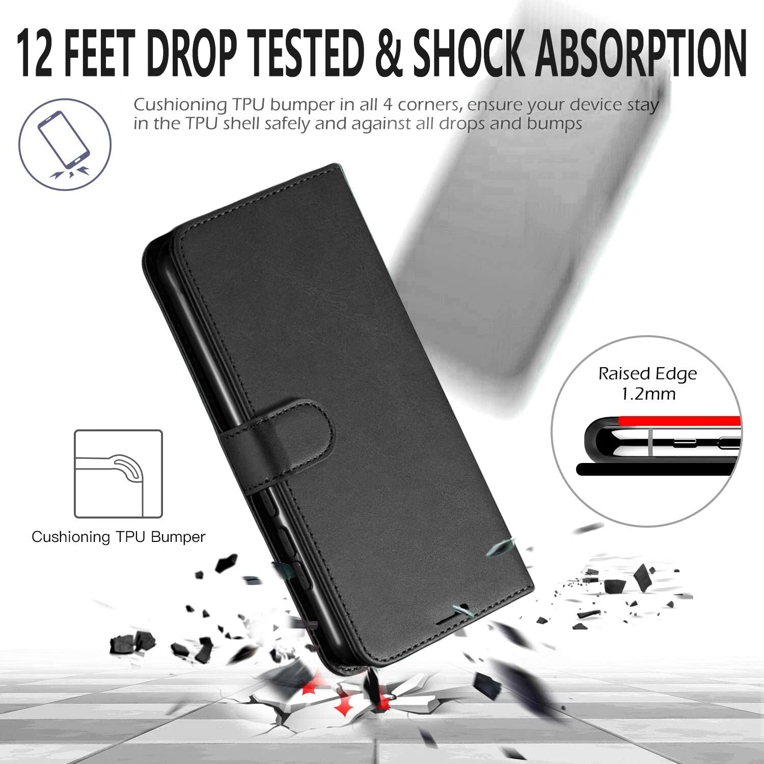 For Samsung Galaxy A16 5G A15 A14 A54 A03S A13 Case Phone Cover + Tempered Glass