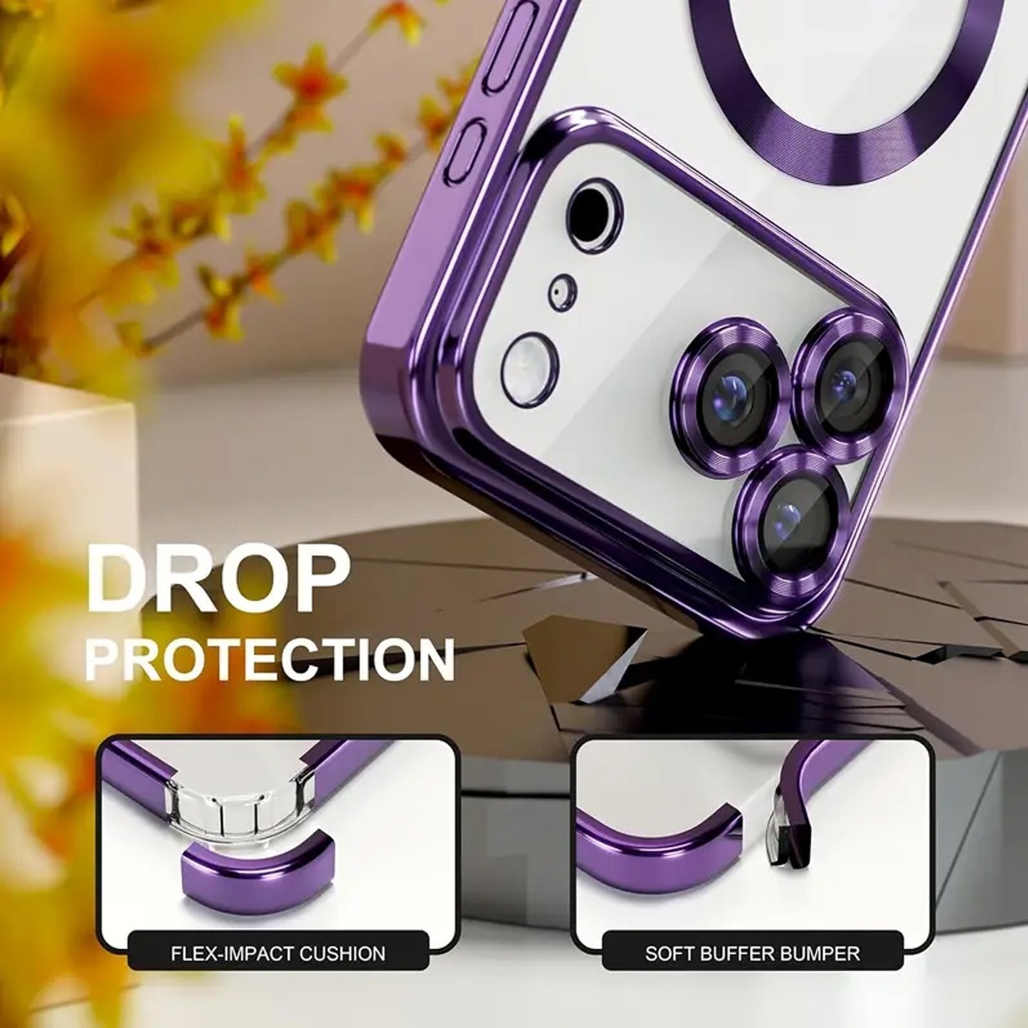 For For iPhone 17 Pro Max 17 Air 16 Case Shockproof Phone Cover + Tempered Glass