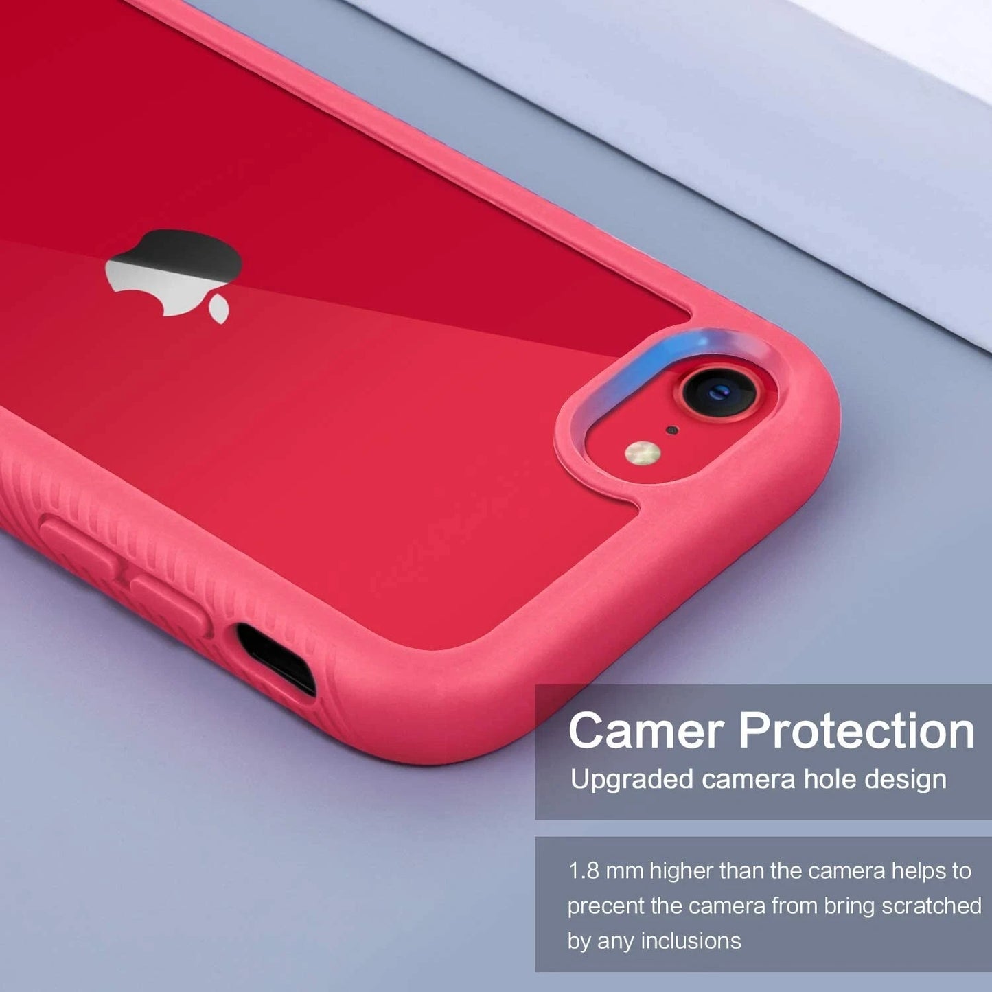 For iPhone SE Case /8/7 Plus/6S Phone Cover Shockproof Heavy Duty + Screen Glass