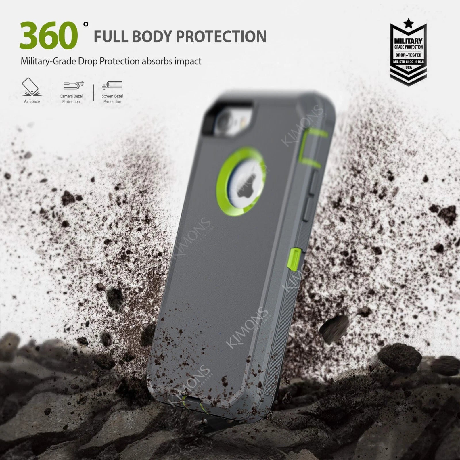 For iPhone 17 Air 16 15 Pro Max 14 13 12 11 Phone Case Heavy Duty Shockproof
