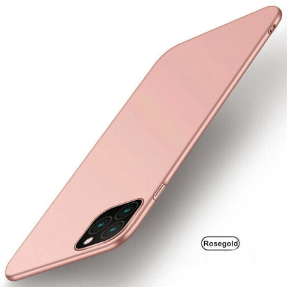 For iPhone 16 15 14 17 Pro Max 13 12 Slim Matte Hard Ultra-thin Phone Case Cover