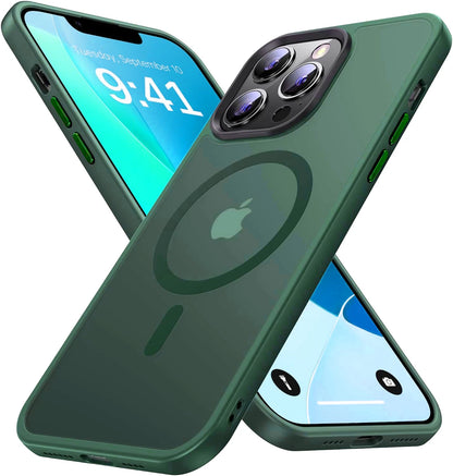 For iPhone 17 16 15 14 13 12 Pro Max Air Frosted Case Mag Safe Shockproof Cover