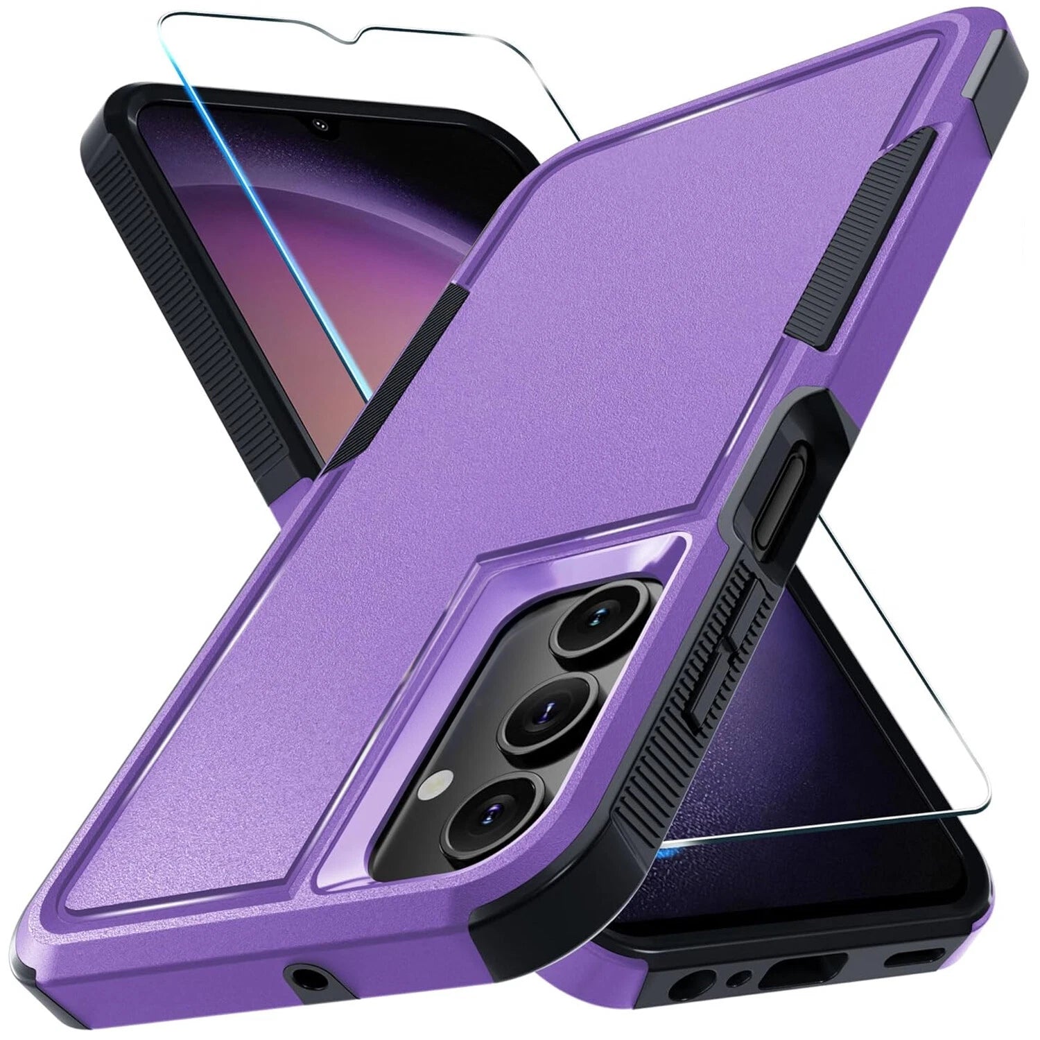For Samsung Galaxy A16 5G A15 A14 A54 Case Phone Cover Shockproof +Screen Glass
