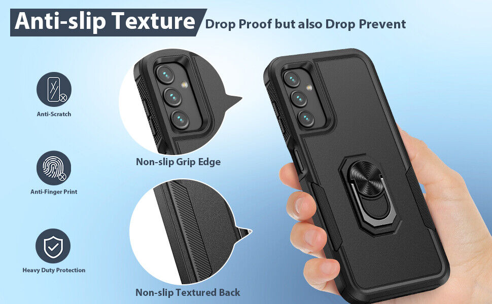 For Samsung Galaxy A16 5G A15 A14 A54 A35 A03S Case Phone Cover Shockproof+Glass