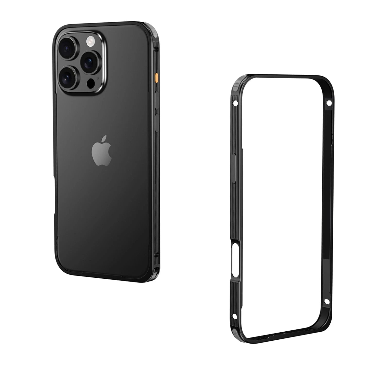 For iPhone 17 Pro Max 17Air 16 15 14 13 Metal Shockproof Rugged Slim Bumper Case