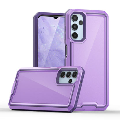 For Samsung Galaxy A16 A14 A15 A54 5G Phone Case PC+TPU Cover +Tempered Glass