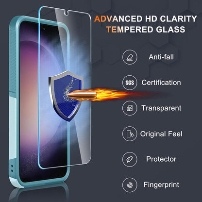 For Samsung Galaxy S25 Ultra Case S25/S24/S23/FE/ Phone Cover + Tempered Glass