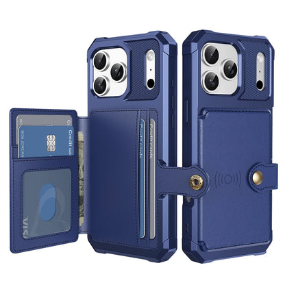 Leather Card Wallet Case Cover For iPhone 17 Pro Max Air 16 15 14 13 12 11 XR