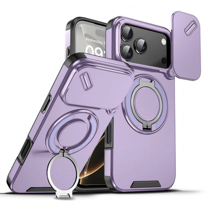 For iPhone 17 16 Pro Max 15 14 13 12 11 Rugged Magnetic Case w Ring Camera Cover