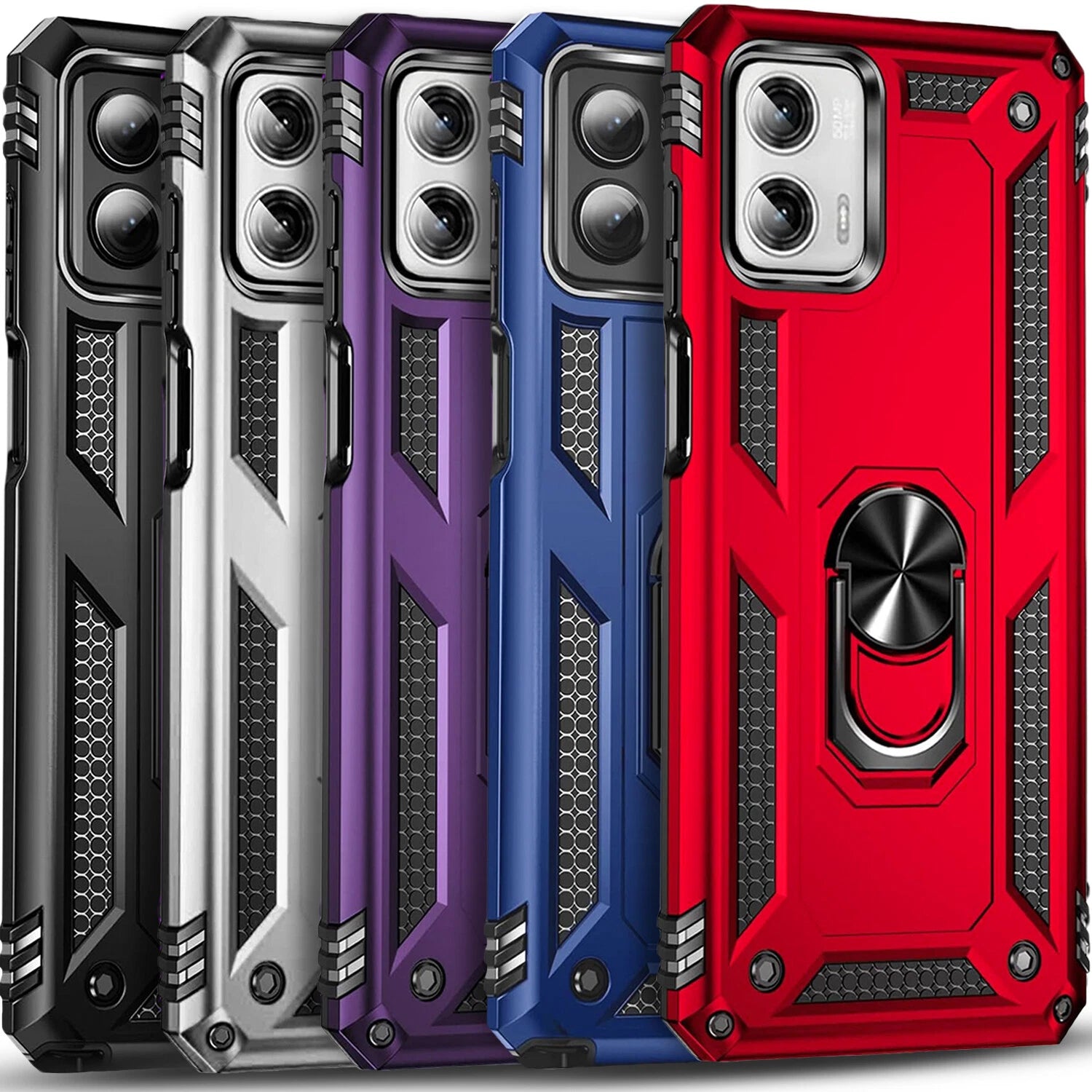 For Motorola Moto G 2025 Case/5G 2024/2023/2022 Phone Cover + Tempered Glass