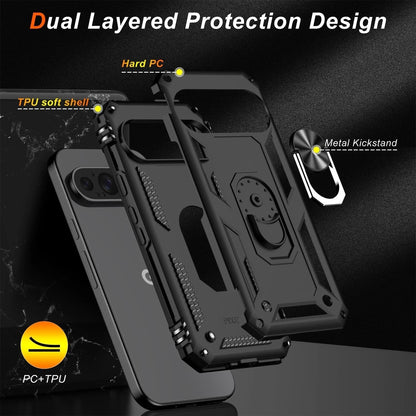 For Google Pixel 9A Case /9 Pro XL/8A/7 Phone Cover Shockproof + Tempered Glass