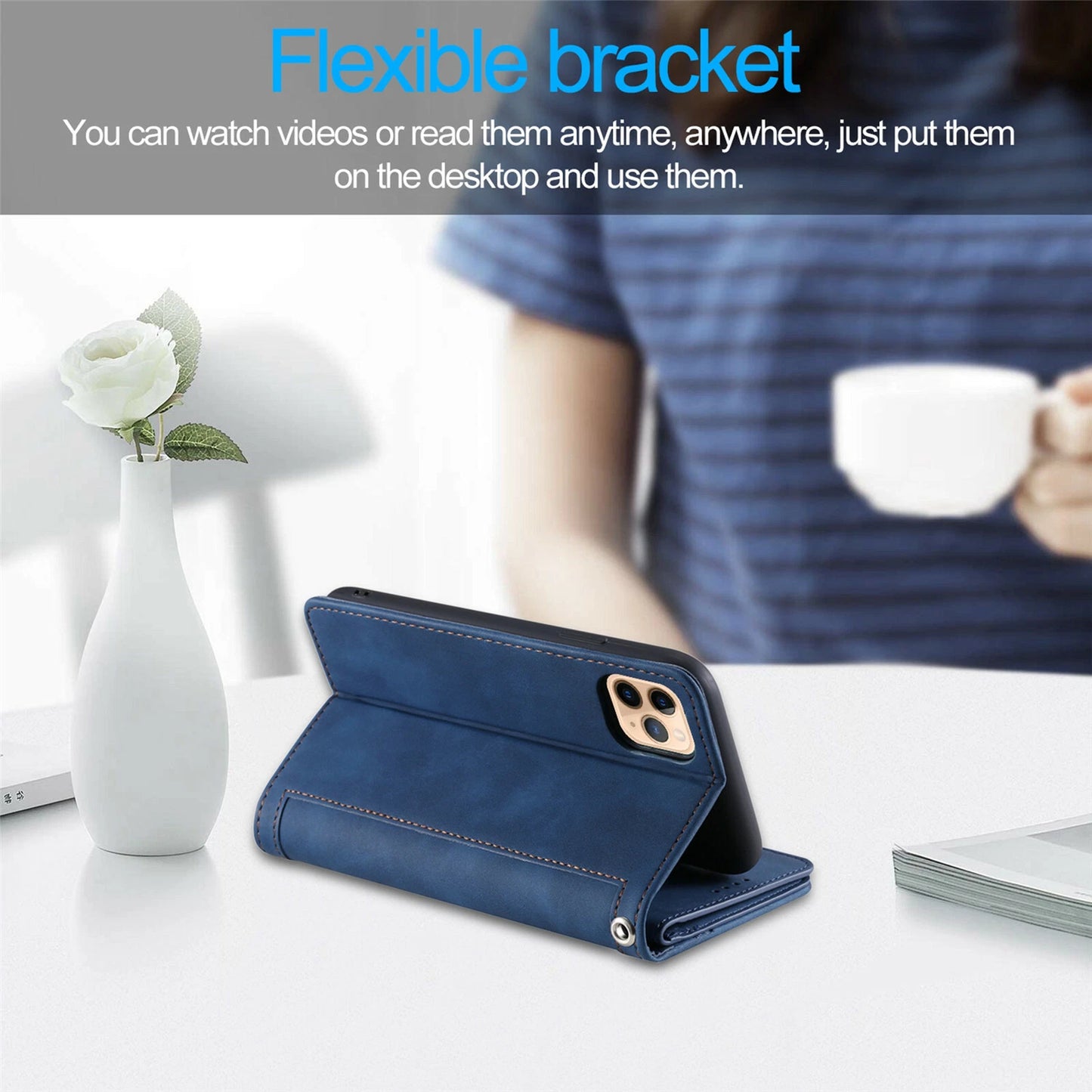 Zipper Leather Wallet Case For iPhone 16 15 17 Pro Max 14 13 12 11 Flip Cover