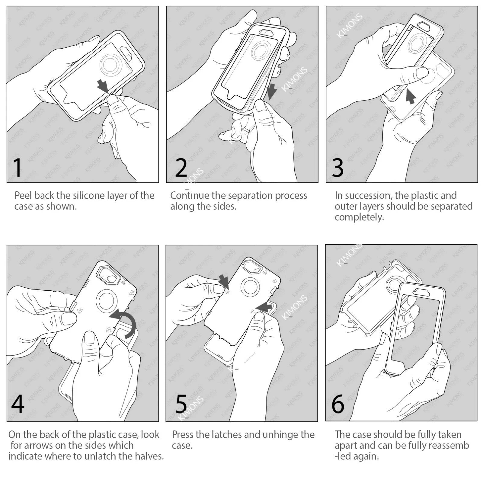 For iPhone 17 Air 16 15 Pro Max 14 13 12 11 Phone Case Heavy Duty Shockproof
